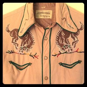 Vintage Rockabilly Western Cowboy Shirt